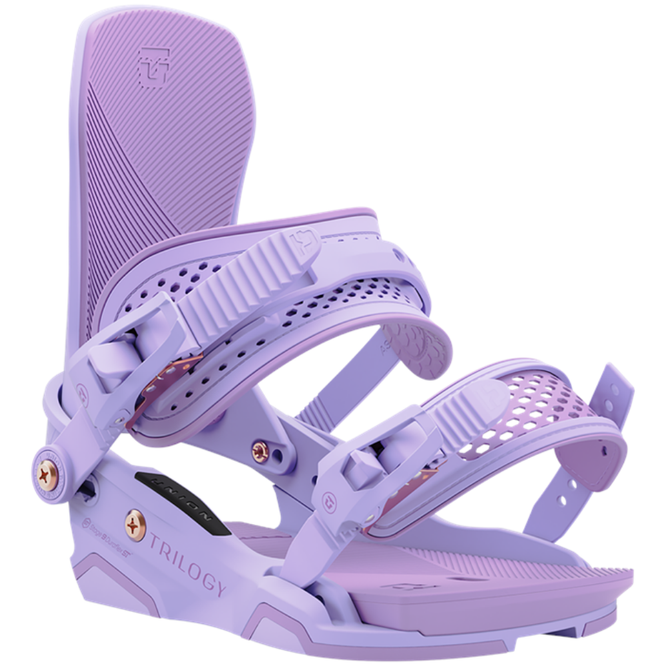 Fixations de snowboard Trilogy Team Lavender 2025 pour femmes