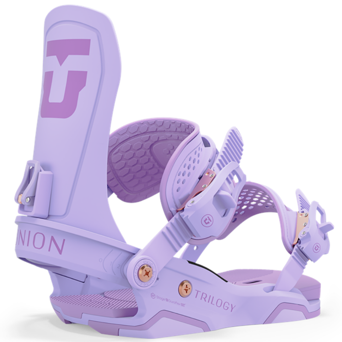 Fixations de snowboard Trilogy Team Lavender 2025 pour femmes