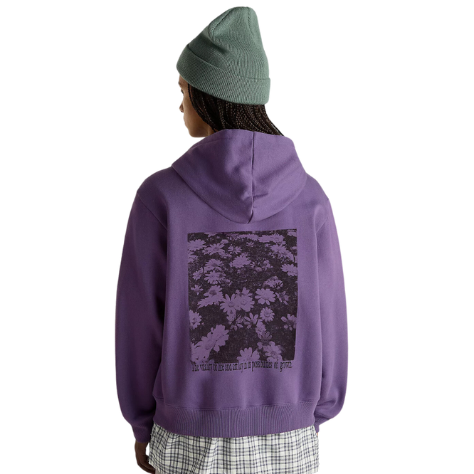 Wellness Blousant Zip Hoodie Grape Jam Womens